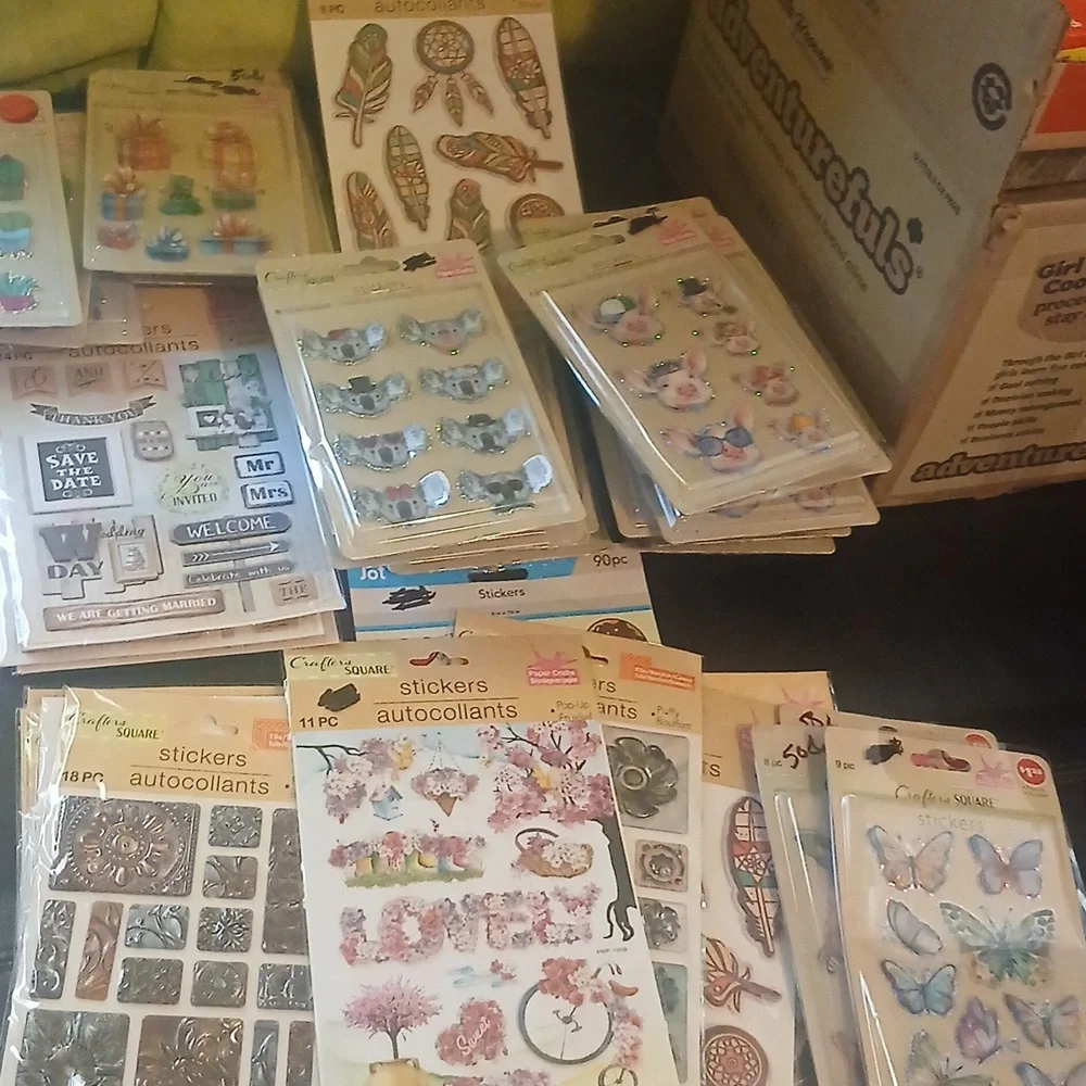 Assorted Craft Sticker Sheets - Picture 3 of 3
